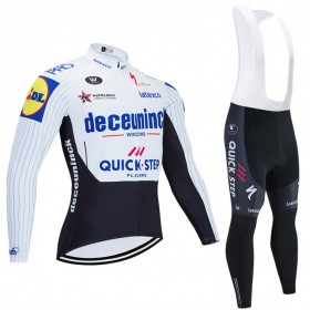 Tenue Maillot M/L + Collant à Bretelles 2020 Deceuninck-Quick-Step N004